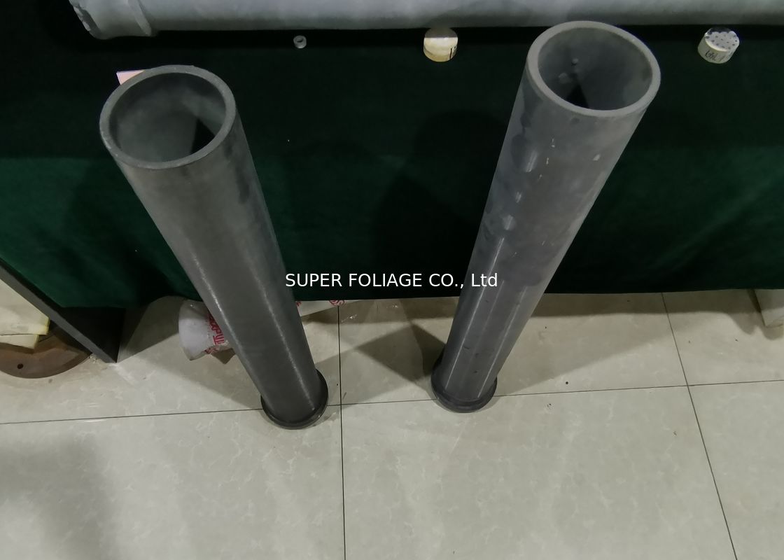 Heat Resistant 99.5 Ceramic Protection Tube For Thermocouple